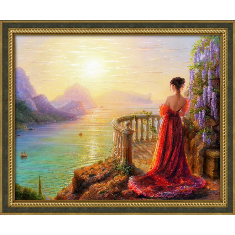 Diamond Painting kit "At Sunset" 50x40 cm AM1824