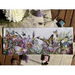 Cross stitch kit "Irises blooming" SANTS-11