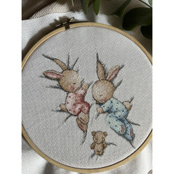 Cross stitch kit "Sleeping bunnies" SANS-70