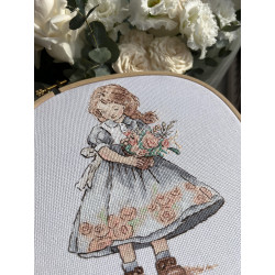 Cross stitch kit "Spring Girl" SAND-35