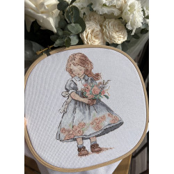 Cross stitch kit "Spring Girl" SAND-35