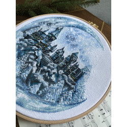 Cross stitch kit "Moon castle" SANL-17