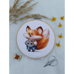 Cross stitch kit "Coffee Lovers. Fox" SANK-67