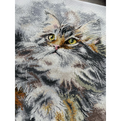 Cross-stitch kit "Grey cat" SAND-33