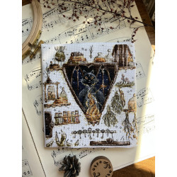 Cross stitch kit "Magical beasts. Cat" SANV-52