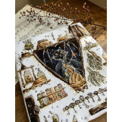 Cross stitch kit "Magical beasts. Cat" SANV-52