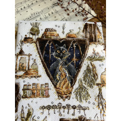 Cross stitch kit "Magical beasts. Cat" SANV-52