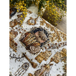 Kryželiu siuvinėjimo rinkinys „Magijos pasaulis. Pelėda“ SANV-50