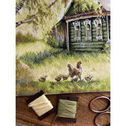 Cross stitch kit "At Granny's" SANU-08