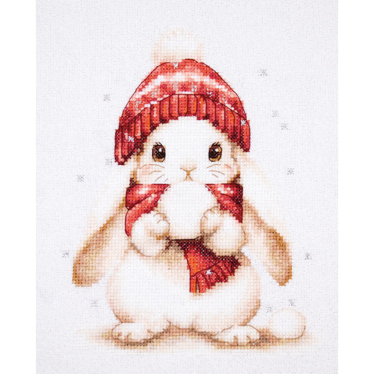 Cross Stitch Kit "Snow Magic" 16x19cm SB1418