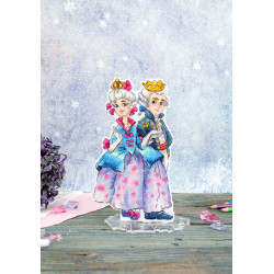 Cross stitch kit "Prince and Princess" SR-1148