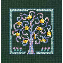 Kreuzstichset „Mini Sampler. Baum der Wünsche“ SNV-948