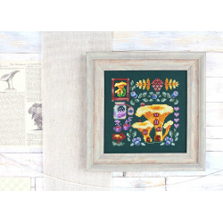 Cross stitch kit "Mini Sampler. Chanterelle House" SNV-945