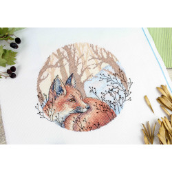 Cross stitch kit "In the winter forest" SNV-900