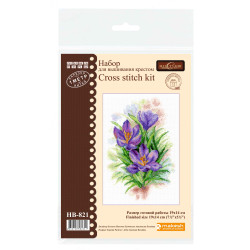 Cross stitch kit "Bright crocuses" SNV-821