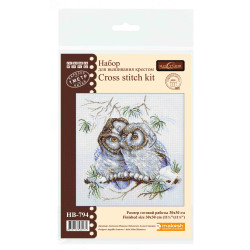 Cross stitch kit "Little Owls" SNV-794