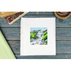 Cross stitch kit "Waterfall in the mountains" SM-998