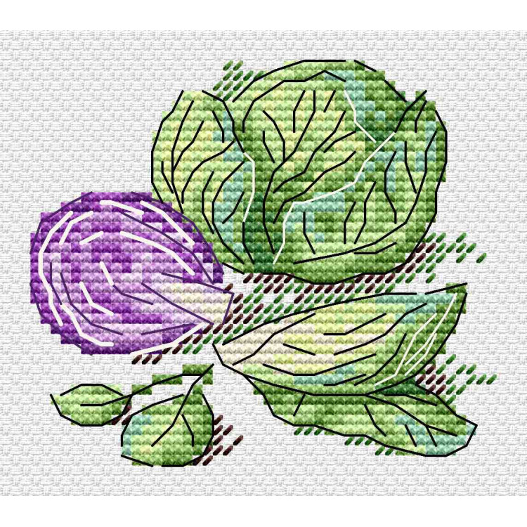 Cross stitch kit "Cabbage" SM-789