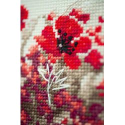 Counted cross stitch kit "Girl in a poppy field" PN/0184269