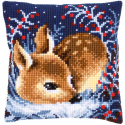 Cross stitch cushion kit "Little deer" PN/0158266