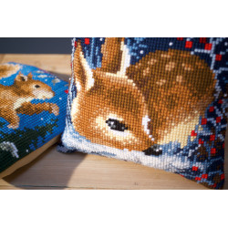 Cross stitch cushion kit "Little deer" PN/0158266