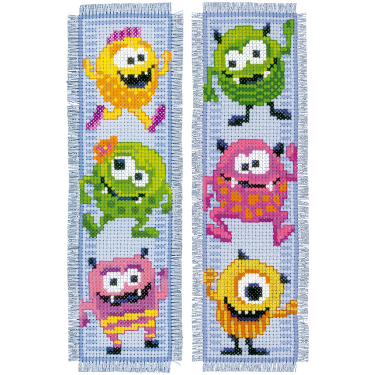 Bookmark kit Little monsters set of 2 PN/0150400