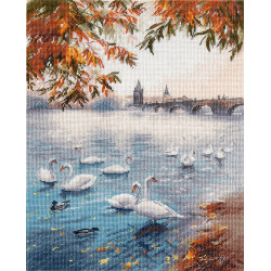 Cross stitch kit "Autumn waterfront" S1647