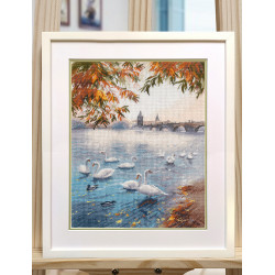 Cross stitch kit "Autumn waterfront" S1647