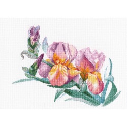 Cross stitch kit "Golden Irises" S1644