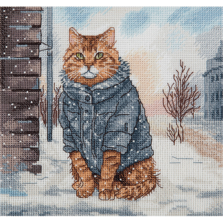 Cross stitch kit PANNA "March cat" PJ-7500