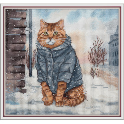 Cross stitch kit PANNA "March cat" PJ-7500