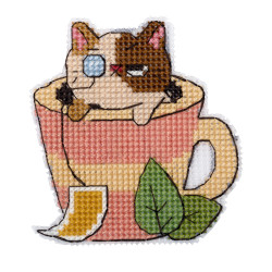 Cross stitch kit KLART "Soft cats (fridge magnets)" KL8-553