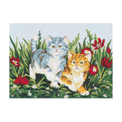 Cross stitch kit Printed tapestry canvas CDA6032