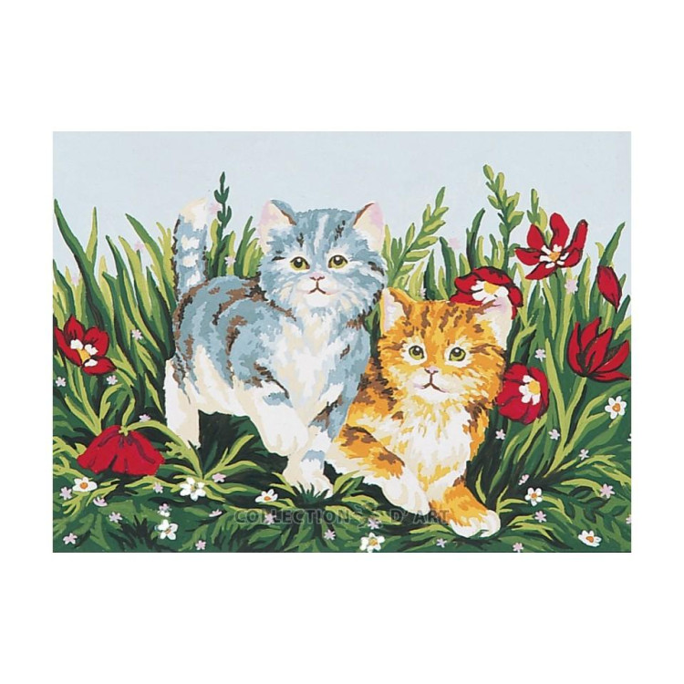 Cross stitch kit Printed tapestry canvas CDA6032