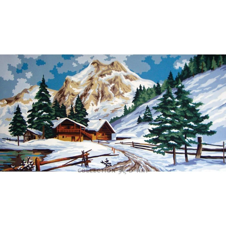 Cross stitch kit Printed tapestry canvas CDA11561W