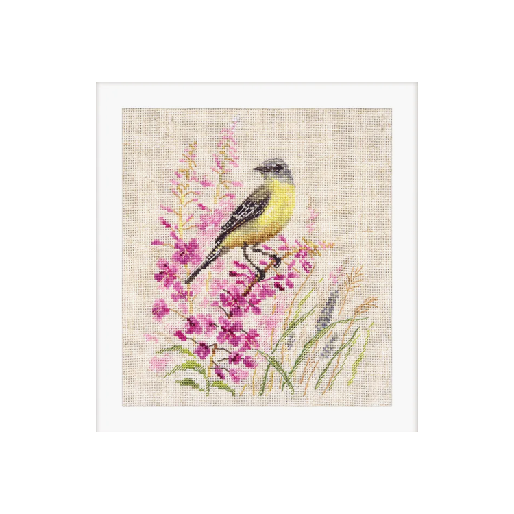 Cross stitch kit "Wagtail" S1-38