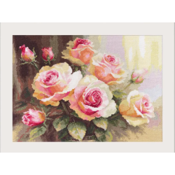 Cross stitch kit "Roses in the Sunlight" S2-54