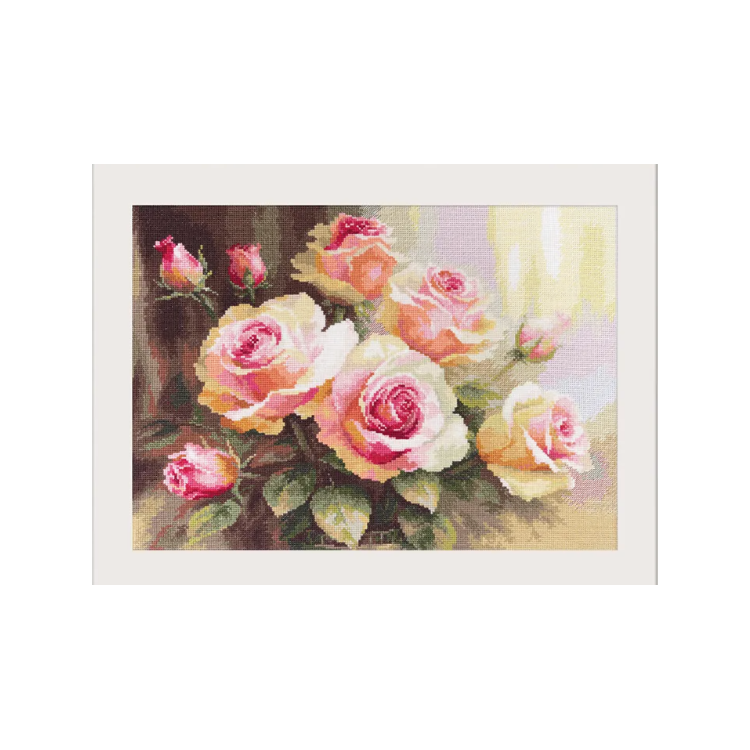 Cross stitch kit "Roses in the Sunlight" S2-54