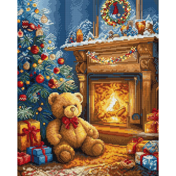 Cross stitch kit Christmas is coming 22x27cm SLETIL9920