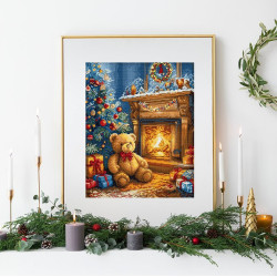 Cross stitch kit Christmas is coming 22x27cm SLETIL9920