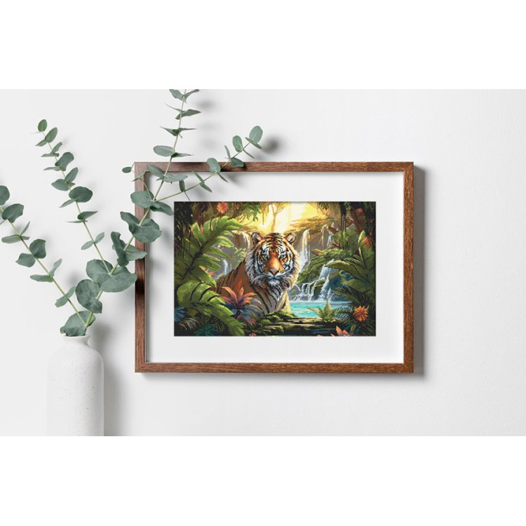 Cross stitch kit Waterfall Rest 40x27cm SLETIL9900