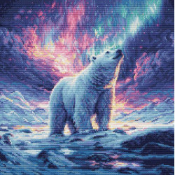 Cross Stitch Kit "The Northern Lights" 25x15cm SB712