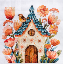 Cross-stitch kits Sing for us, little bird! (Deco Scenes) AAH-254