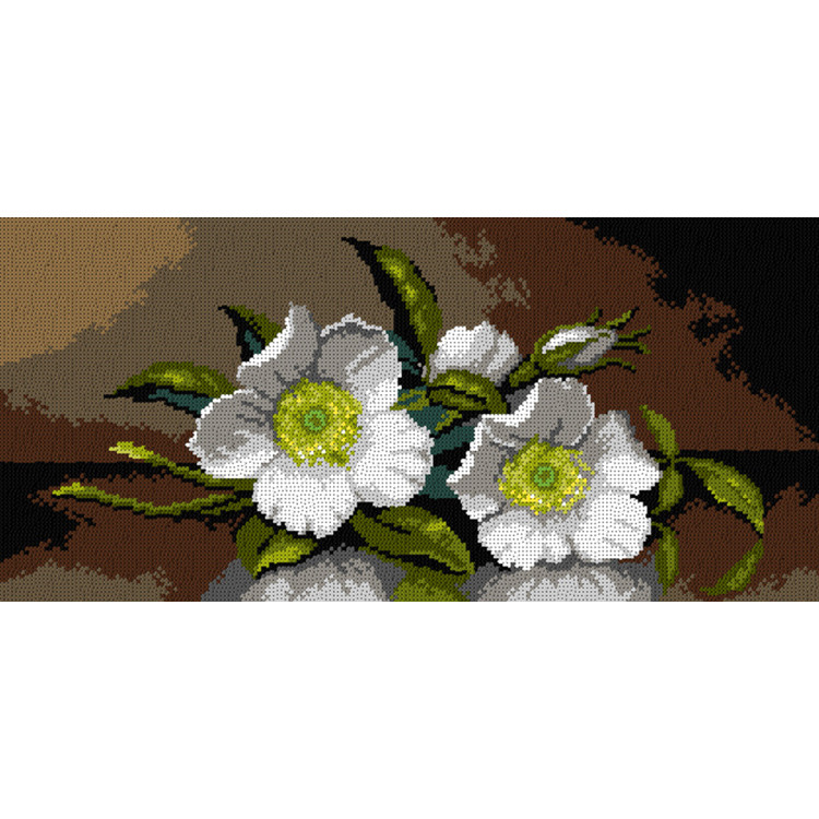 Печатный гобелен по мотивам Мартина Джонсона Хеда - Cherokee Roses 30x40 SA3565