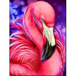 Яркий фламинго 30*40 см AZ-1869