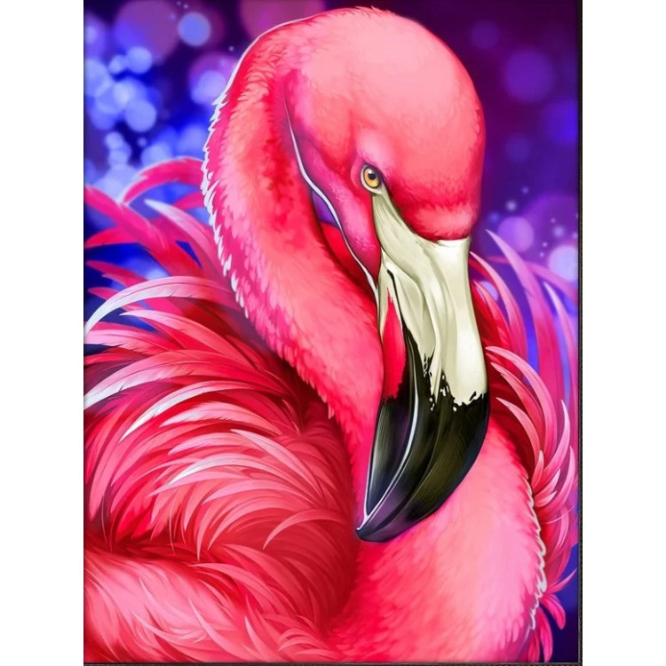 Яркий фламинго 30*40 см AZ-1869