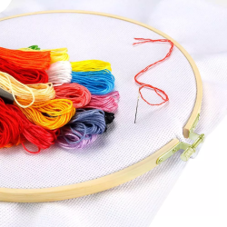 Siuvinėjimo lankelis bambukinis 25cm AH250