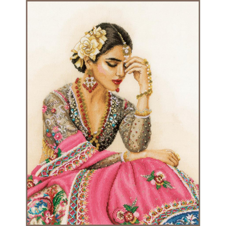 Набор для вышивания крестиком "Традиционное воспоминание" 35x45 см PN/0196746