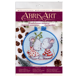 Cross-stitch kits - Fallen in love mice AAHM-017