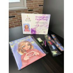 Diamond Painting with subframe